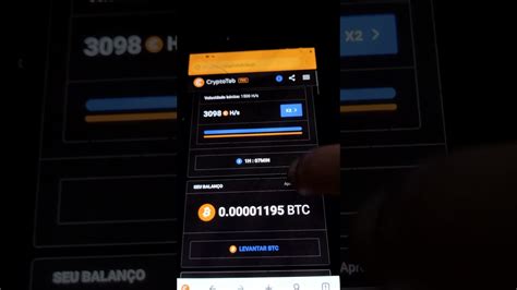 MINERAÇÃO DE BITCOIN PELO PC E CELULAR PLATAFORMA CRYPTOTAB COMO