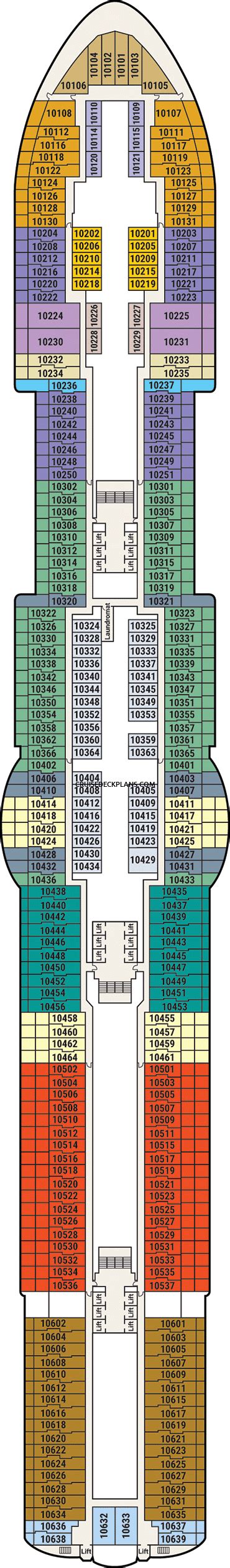 Sun Princess Deck Plans, Layouts, Pictures, Videos