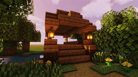 Small, Wooden Bridge. : r/Minecraftbuilds