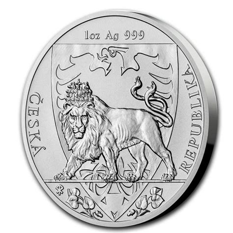 Oz Nzd Niue Silver Czech Lion Coin Bu Pre Sale European Mint