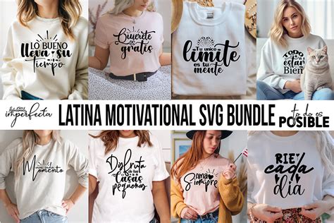 Latina Motivation Svg Bundle Graphic By Orpitasn Creative Fabrica