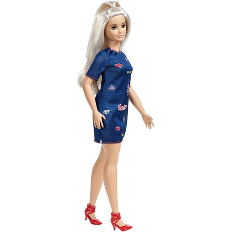 Купить куклу Барби Модница Barbie Fashionistas Platinum Pop Doll 63 Curvy