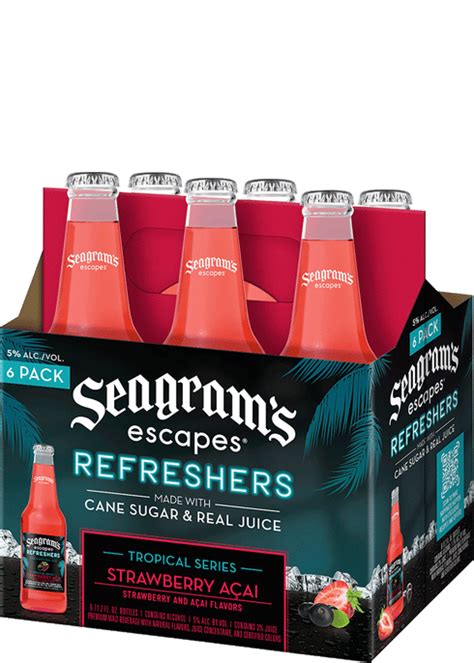 Seagrams Escapes Tropical Refreshers Strawberry Acai Total Wine More