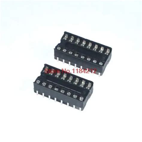 50PCS IC Integrated Circuit 16 Pin DIP IC Sockets Ic Socket Integrated