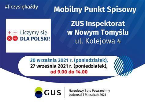 Aktualny wykaz Mobilnych Punktów Spisowych Oficjalny Portal Gminy