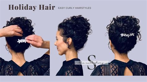 2 Ways to Style a Decorative Hair Comb • The Curl Story