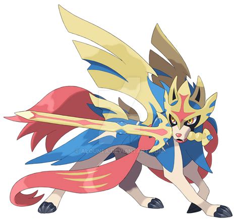 Zacian By Alounea On Deviantart