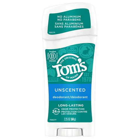 Tom's of Maine Long Lasting Unscented Deodorant - Shop Deodorant & antiperspirant at H-E-B