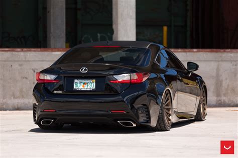 Lexus RC 350 F-Sport | "Black & Bronze" | Vossen VFS-2 Wheels