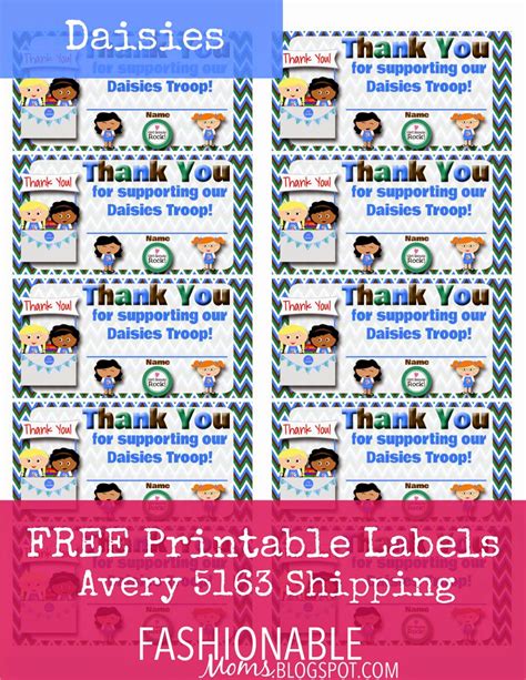 My Fashionable Designs: Free Printable: Thank You Labels for Cookie Boxes