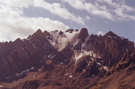 Snowy Caps Of The Mountains Stock Photo Image Of Light Nature 159474506