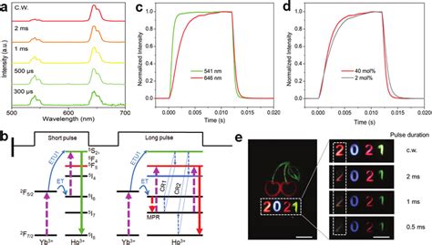 A Upconversion Emission Spectra Of Nayf 4 Ho40 Molnayf 4 Yb60 Download Scientific