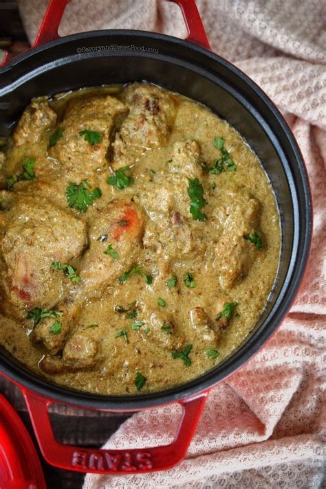 Afghani Chicken Curry Savoryandsweetfood