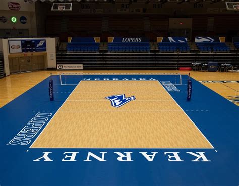 Photo Gallery Loper Volleyball Installs New Taraflex Court Unk News