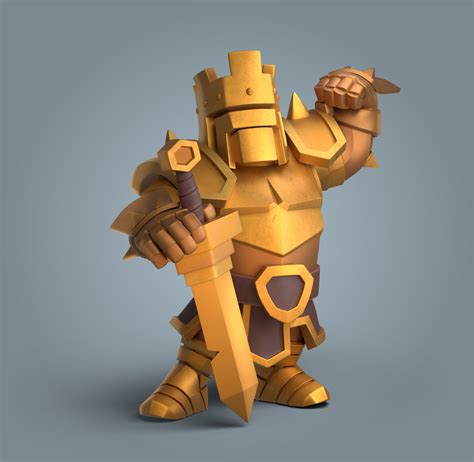 Surface Digital Clash Of Clans League Barbarian King