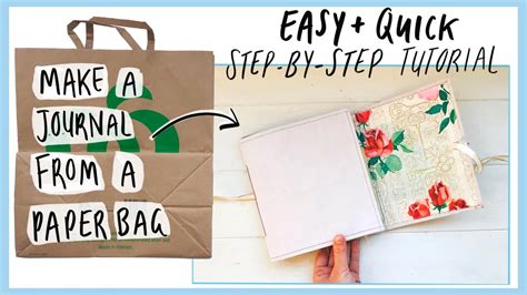 EASY Paper Bag Junk Journal Tutorial Step By Step DIY Last Minute