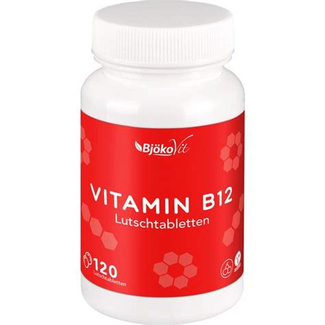 Vitamine B12 Comprimés Orosolubles 120 comprimés à sucer BjökoVit