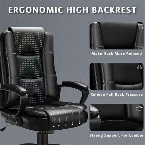 Waleaf High Back Ergonomic Office Chair With Lumbar India Ubuy