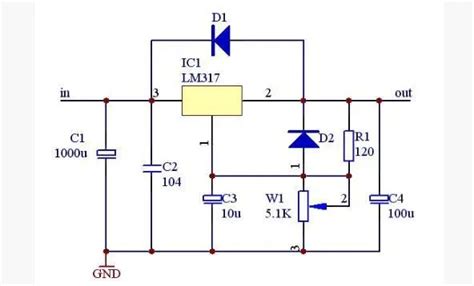 电压稳压器lm317应用电路图汇总 十二款lm317典型应用电路