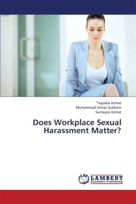 Does Workplace Sexual Harassment Matter 9783659335327 Azmat Tayyaba Boeken