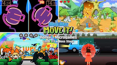 Warioware Move It Remix 1 Microgames Level 23 And Boss Stage Two