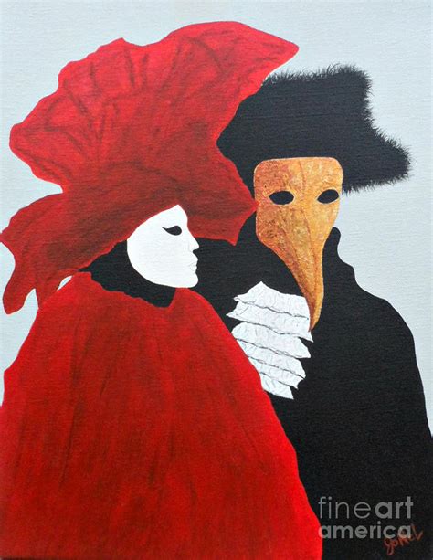 The Masquerade Painting By Jonel Art Fine Art America