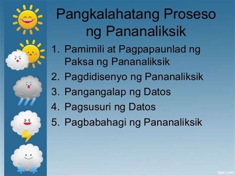 Anu Ano Ang Mga Bahagi Ng Pananaliksik At Kahulugan Nito