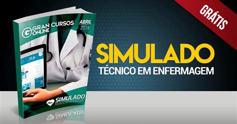 Simulado Para Tec De Enfermagem Braincp