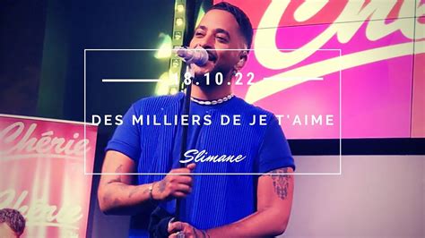 Slimane Des Milliers De Je T Aime L 18 10 2022 Lyon YouTube