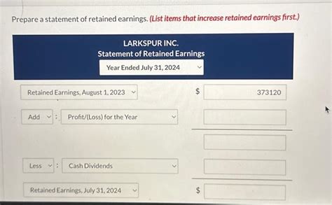 Solved Larkspur Inc Has Recorded All Necessary Adjusting Chegg