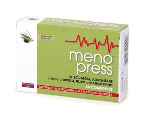 Meno Press Integratore Pressione Arteriosa 30 Cpr Starbene