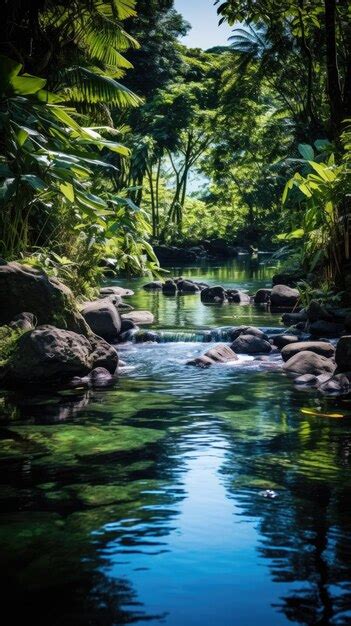 Premium AI Image | enchanting rainforest in Indonesia