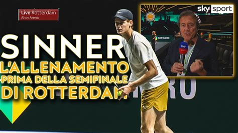 Sinner Oggi La Semifinale Dell Atp Rotterdam Contro Griekspoor Dove