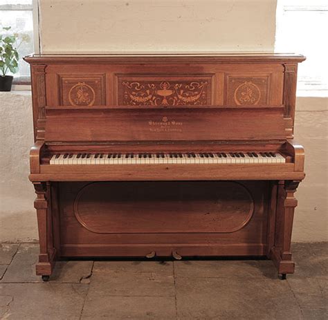 Antique 1904 Steinway Upright Piano For Sale With A Polished