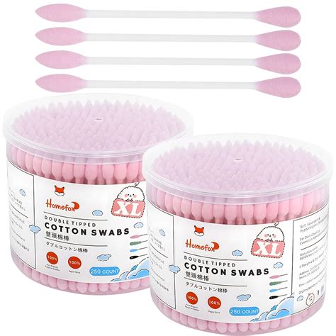 Amazon Homefox Xl Pink Thick Cotton Swabs Pointed Precision