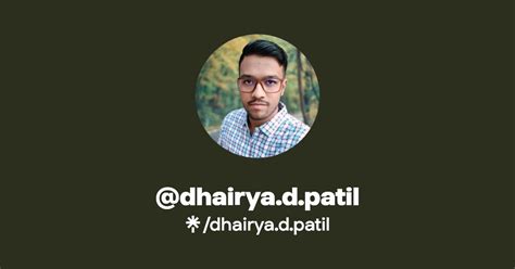 Dhairyadpatil Twitter Instagram Linktree