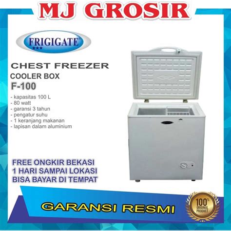 Jual Frigigate F Chest Freezer Box L Lemari Pembeku Liter