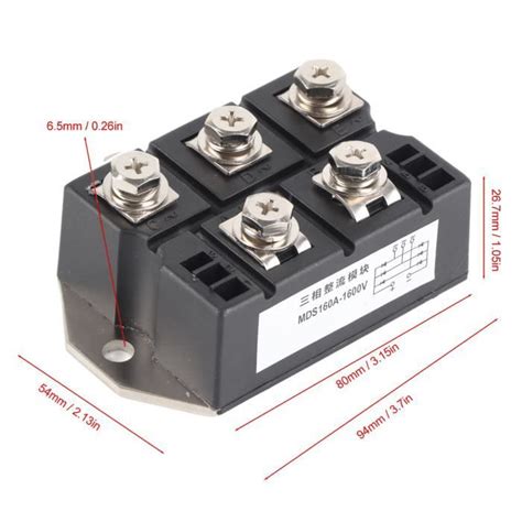 Surenhap Module Redresseur Diode Module De Puissance De Redresseur De