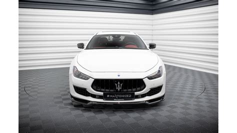 Front Splitter V Maserati Ghibli Mk Facelift Spoilering