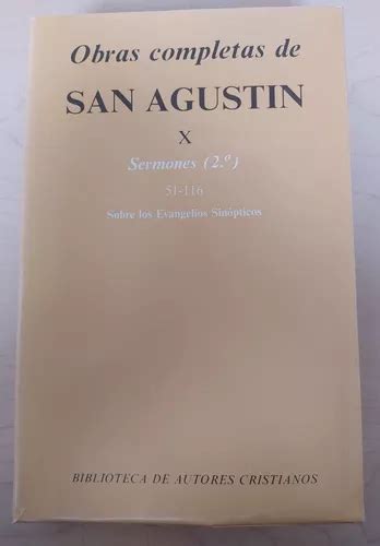 Libro Obras Completas San Agustin Tomo Sermones Meses