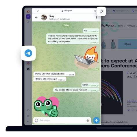 Telegram En Opera Utiliza Telegram Desde El Escritorio Navegador Opera