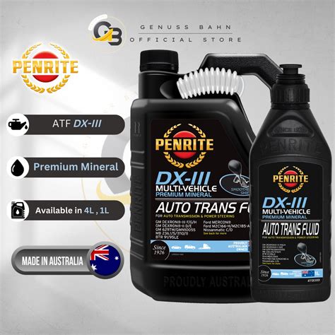 PENRITE ATF DX-III (Mineral) - Dexron III GM Dexron , Toyota ...