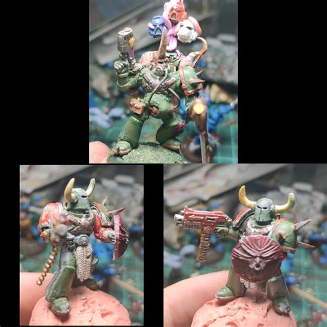 Chaos Chaos Space Marines Collage Conversion Death Guard Heresy