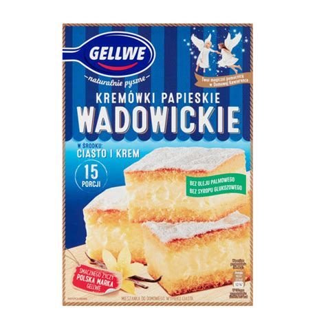 Kremówki papieskie wadowickie Gellwe 450g Polski sklep w Norwegii