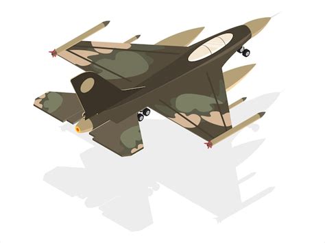 Premium Vector F16 Fighter Jet