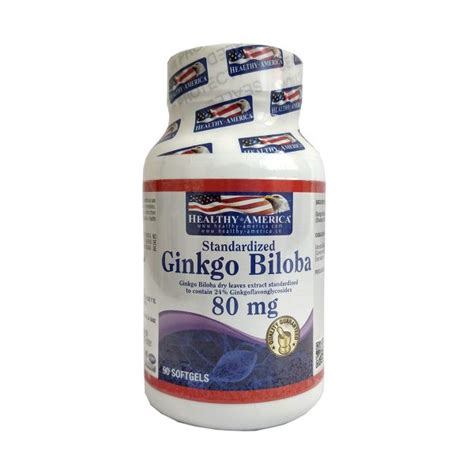 Ginkgo Biloba Healthy America Mg X Cap Alimentarte Saludable