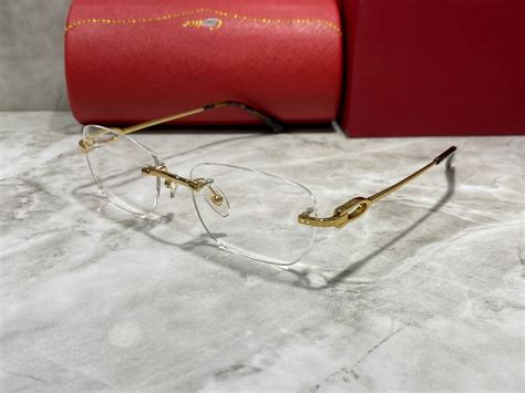 Luxury Rimless Glasses Detroit Buffs Premium Glasses Etsy