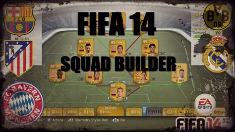 Fifa Squad Builder Hybrid Bbva Bundesliga Youtube