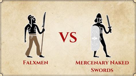 Rome Ii Total War Falxemen Vs Mercenary Naked Swords Youtube