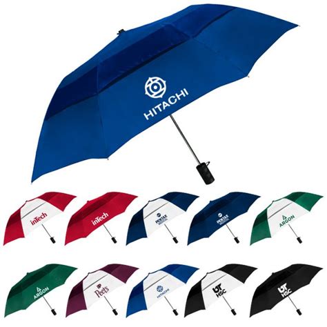 Inch Arc Custom Vented Grand Practicality Folding Umbrellas